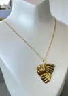 Altın Renk Çelik Kolye