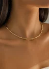 Altın Renk Choker Kolye