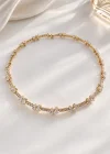 Altın Renk Choker Kolye