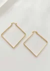 Altın Renk Cm  Küpe (Çift)