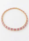 Altın Renk Taşlı Choker Kolye