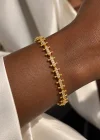 Altın Renk Taşlı Cm Bileklik