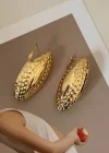 Altın Renk   Tx Küpe (Çift)