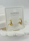 Altın Renk Xuping Halka Küpe (Çift)