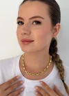 Altın Renk Zincir Kolye