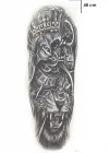 Aslan Dövme Geçici Tattoo