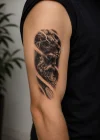 Aslan Dövme Geçici Tattoo