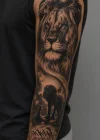 Aslan Kol Geçici Dövme Tattoo