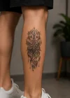 Baykuş Dövme Geçici Tattoo