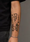 Bıçak Dövme Geçici Tattoo