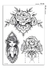 Çiçek Geçici Dövme Tattoo