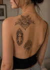 Çiçek Geçici Dövme Tattoo