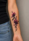 Çiçek Geçici Dövme Tattoo