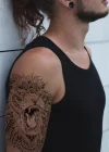 Geçici Aslan Dövme Tattoo