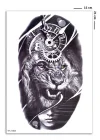 Geçici Aslan Figürlü Dövme Tattoo