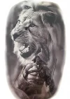 Geçici Aslan Figürlü Dövme Tattoo