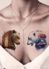 Geçici Ayı Dövme Tattoo