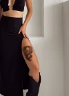Geçici Baykuş Dövme Tattoo