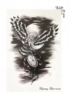 Geçici Baykuş Dövme Tattoo