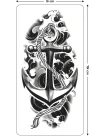 Geçici Çapa Figürlü Dövme Tattoo