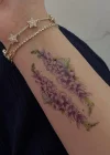 Geçici Çiçek Figürlü Mini Dövme Tattoo