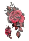 Geçici Gül Figürlü Mini Dövme Tattoo