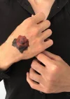 Geçici Gül Figürlü Mini Dövme Tattoo