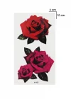 Geçici Gül Figürlü Mini Dövme Tattoo
