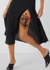 Geçici Kadın Modelli Dövme Tattoo