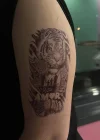 Geçici Kaplan Figürlü Dövme Tattoo