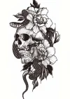 Geçici Karışık Figürlü Dövme Tattoo