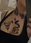 Geçici Karışık Figürlü Dövme Tattoo