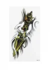 Geçici Kurukafa Bıçak Dövme Tattoo