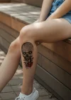Geçici Kurukafa Dövme Tattoo