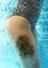 Geçici Leopar Dövme Tattoo