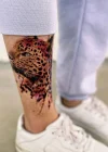 Geçici Leopar Dövme Tattoo
