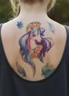 Geçici Unicorn Dövme Tattoo