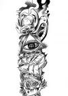 Göz Kol Dövme Geçici Tattoo