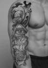 Göz Kol Dövme Geçici Tattoo
