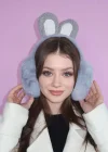 Gri Renk Peluş Kulaklık