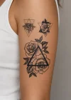 Gül Dövme Geçici Tattoo