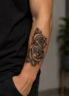Gül Dövme Geçici Tattoo