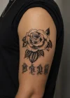 Gül Geçici Dövme Tattoo