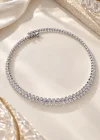 Gümüş Renk Choker Kolye