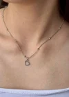 Gümüş Renk Kalp Figürlü Çelik Kolye