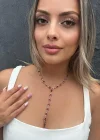 Gümüş Renk Kalp Figürlü Çelik Y Kolye