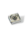 Gümüş Renk Köpek Figürlü Çelik Nomination Charm (Tek)