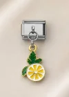 Gümüş Renk Limon Figürlü Çelik Nomination Charm (Tek)