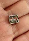 Gümüş Renk Love Yazılı Çelik Nomination Charm (Tek)