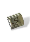 Gümüş Renk Ş Harf Çelik Nomination Charm (Tek)